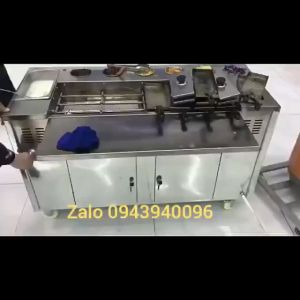 Máy làm cơm cháy kẹp 8 khay _ hàng CAO CẤP bảo hành 12 tháng