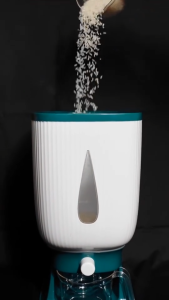 Dispenser Beras plastik / Wadah penyimpanan beras / Kotak Tempat beras