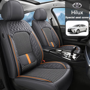 Suitable for Toyota Vios Car Seat Cover Full Coverage Breathable Waterproof Leather Seat Protector (5-seat full set)  car seat cover full set