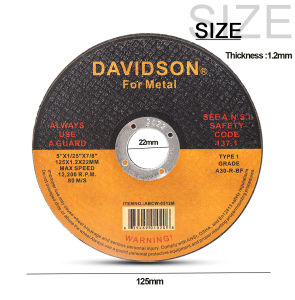 75/115/125mm Metal Cutting Disc Resingrinding Wheel Disc Angle Grinder Saw Blade for Metal Iron Pvc Stainless Steel Cutting 5-50