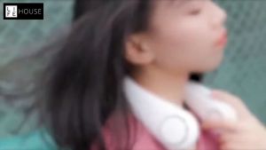 [FREE USB CABLE] Neck Fan Cooler Leafless 360 Surrounding Air Portable Fan Rechargable Fan Mini Fan Neck Kipas Leher Fan