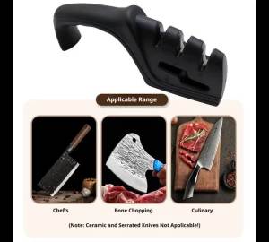 3-Segment Knife Sharpener Knife Sharpeners for Kitchen KnivesTungsten Steel Sharpening Stone for Kitchen Tools