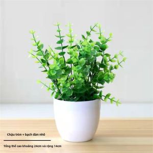 Bộ Hoa Nhựa Giả Phòng Khách Bó Hoa Hồng Pha Trộn Bồn Hoa Bằng Vải Bàn Trang Trí Hoa Nhựa Giả Đồ Trang Trí Không Khí Tươi