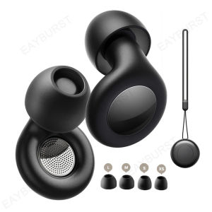 Silicone Ear Plugs for Sleeping 25dB Noise Cancelling Hearing Protection Reusable Earplugs for Sleep Focus Concerts Work Study
