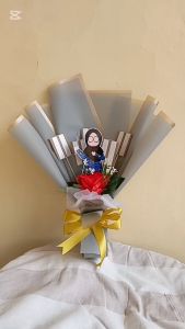 (READY STOCK) Buket Hari Guru | Buket Snack Hari Guru | Buket Topper Hari Guru | Buket Snack Coklat Foto Polaroid