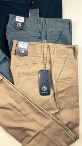 Celana Panjang Pria Chinos Kanvas Tebal Reguler 28 - 38