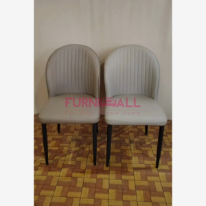 Furnimall Anti-Scratch Leather Dining Chair Designer Chair Restaurant Chair Cafe Kerusi Makan 餐椅