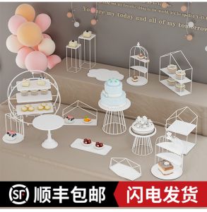Minimalist Dessert Table Decoration Dessert Table Shelf Display Stand Pastry Decoration Cold Meal Tray Dim Sum Rack Afternoon Tea