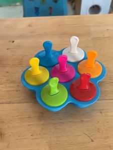 Sweetybayibayi Ice Popsicle Mold DIY Round Tray Ice Cream Maker Acuan Aiskrim Kids Homemade Ice Cream Maker Mould