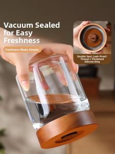 PAKCHOICE | Sealed Storage Container for Coffee Beans and Tea