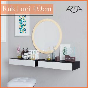 Laci Tempel Minimalis Rak Kosmetik Aesthetic Rak Dinding Ambalan Laci Ambalan Laci Melayang