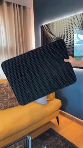 Pet Corner แผ่นดักทรายแมว 120*70CM พรมดักทรายแมว 2 ชั้น EVA ช่วยดัก ทรายแมว ที่ติดตามเท้า น้องแมวไม่เจ็บเท้า พื้นก็สะอาดสบายเจ้าของ