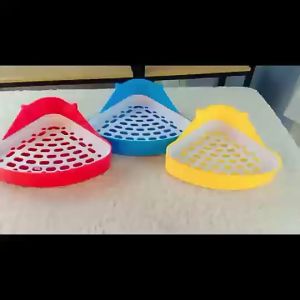 ห้องน้ำกระต่าย ห้องน้ำสัตว์เล็ก ชินชิล่า หนูตะเภา ขนาดเล็ก 24x18x11cm ไจแอนท์ Small Pet Rabbit