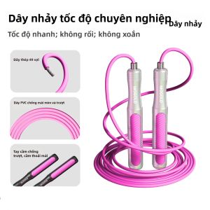 Dây Nhảy Thể Thao Chuyên Nghiệp MOGOLD - Lõi Thép Bên Trong Tay Cầm Chống Trơn Trượt Không Bị Rối Giúp Tăng Cường Sức Khỏe Tim Mạch Và Thăng Bằng Lý Tưởng Cho Tập Luyện Thể Dục Tại Nhà