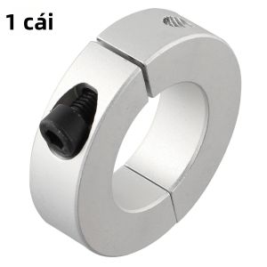 1 Vòng Giữ Hợp Kim Nhôm Lớp Phủ Oxit Đen Dầu 6/8/10/22/28/32/40mm Hai Mảnh Kẹp Cổ Áo Nắp Vít Cho Dụng Cụ Cầm Tay Phần