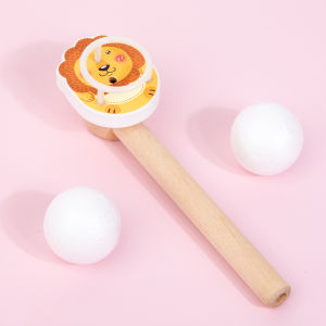 Lung Capacity Training Sensory Integration Wooden Floating Ball Toy