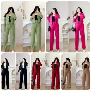 One Set Casey Setelan Remaja Dan Dewasa Knit Hornet Premium Terbaru Dan Terlaris