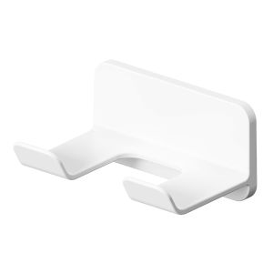 Bathroom Wall Mounted Hair Dryer Holder Plastic Storage Rack No Drilling Required Home Use Organizer for Toiletries And Accessories