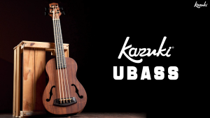 Kazuki UBASS อูคูเบสไฟฟ้า อูคูเลเล่ เบสไฟฟ้า มีจูนเนอร์ในตัว แถมฟรี กระเป๋าพร้อมสายสะพายหลัง