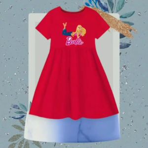 Dress anak perempuan usia 1-8 tahun Putri Barbie