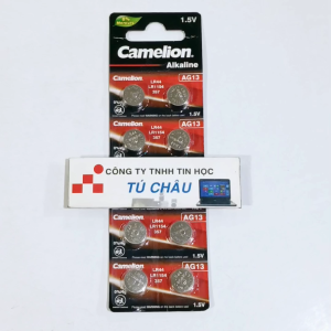 Pin AG13 LR44 L1154F G13 LR44 A76 GP76A 357 SR44W - 1.5V / Pin Camelion chính hãng