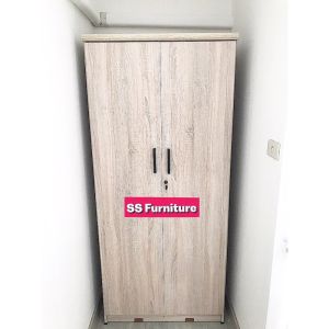 ตู้เสื้อผ้า 80 ซม. 2 ประตู รุ่นโมเดิร์น