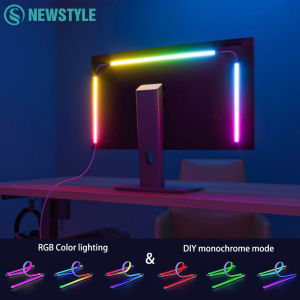 NEWSTYLE | RGB Game Ambient Sync LED Light Strip Computer Monitor Display Backlight DIY Color Pickup Light Smart Gaming Room Decor