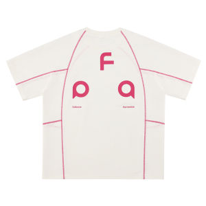 FPA | Contrast Stripe Triangle Logo Summer Basic Casual Tee