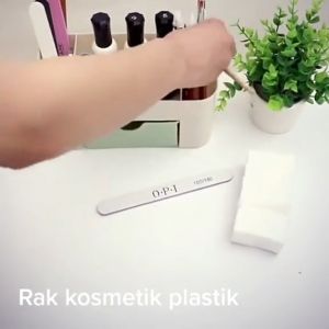 Rak Make up Kotak Makeup Tempat Kosmetik Plastik Organizer Wadah Peralatan Tulis Kotak Makeup Dengan Laci - Lazada
