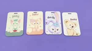 🎀Ready Stock🎀Cute Disney Stella Lou Lina Bell ID Credit Card Holder Student Bus Card Case Touch n Go Access Card Cover 🧸星黛露公仔挂绳学生卡套保护套🧸