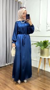 Gamis Cradenza Shimmer Silk Busui Frendly / Luna Dress Bahan Crandenza Shimmer Silk Premium
