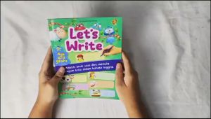 Buku Bahasa Inggris Anak Lets Write Latihan Menulis Anak Tk Paud