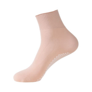 Non-Reinforcing Leg Thin Silk Stockings with Lace Edge Cotton Bottom Anti-Slip Short Socks for Pregnant Women MoPingLan Brand