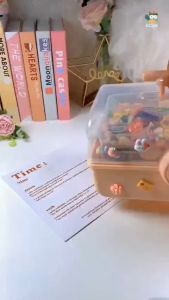Hộp Dụng Cụ Sticker Handmade DIY 3 Tầng Đồ Chơi Cho Bé Làm Thủ Công Cực Đáng Yêu Gồm 461 Chi Tiết-Tiệm Nhà Sóc 2023
