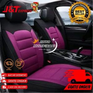 Sarung jok mobil Terios tahun 2006-2009 variasi full sett bahan kulit sintetis asli 100%.