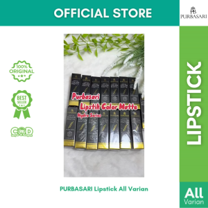 Purbasari Lipstick Matte Hydra Series 2.6g | Diamond Mirah Ruby Rose Amber Jade Opal dll