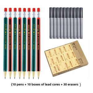 Automatic Lead Pencil 2B Push-Type Thick Core for Primary School Students Exam Special Use Non-Stop Core Writing Pencil