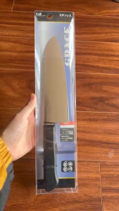 Dao bếp Santoku KAI Grace AZ-5050 165mm thép không gỉ sắc bén - Nhật Bản