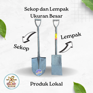 Sekop, Sekrop, dan Lempak Besi: Alat Gali Tanah dan Pasir