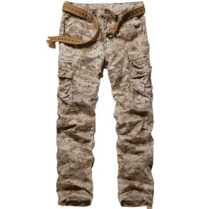 YUANZOU | Hefty Desert Camo Loose Straight Work Pants
