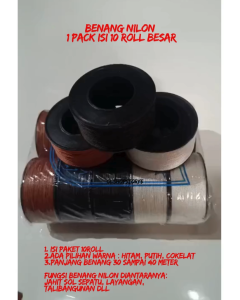 Benang Nilon 1 Pack Isi 10 Roll Besar