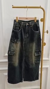 MKY CLOTHING ROK MIDI CARGO SLIT HW