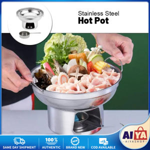1 set of Durable Portable Alcohol Stove Hot Pot Stove Cooking Stove Mini Pot Kitchen Pot