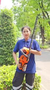 เครื่องตัดแต่งพุ่มไม้ไร้สาย 20V ใบตัดยาว 20นิ้ว ยี่ห้อ PUMPKIN รุ่น 50427 / INF-S20CH-201K-X20