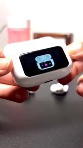 หูฟัง A9 Pro หูฟังไร ้ สายบลูทูธ ANC ชุดหูฟังลดเสียงรบกวน LCD หูฟังหน ้ าจอสัมผัส 300mAh ยาวสแตนด ์ บาย