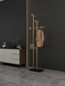 Italian Accessible Luxury Coat Rack Floor Bedroom Fancy Clothes Rack Living Room Entrance Hallway Household Hanging Cloth Rack