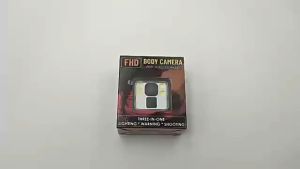 RUILO Kamera Olahraga Luar Ruangan Kecil Mini Portabel Dengan Senter LED Klip Belakang 1080P HD Battery 1000 mAh R-101 - 7CCC0CBK
