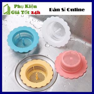 Lưới Lọc Rác Nhà Tắm Nhà Vệ Sinh Bằng Nhựa PP Hình Hoa Cao Cấp Lọc Rác Chống Tắc Nghẽn - Giỏ Lọc Rác Bồn Rửa Rửa Chén Bát Thoát Nước Nhanh Rổ Lọc Rác Bồn Rửa Chén Bát Có Núm Cầm