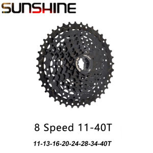 SUNSHINE Black Cassette 8S 9S 10S 11S 12S MTB Bike Road Bicycle Freewheel 11V 12V 42/46/50T 52T for M5100 M6100 M7100 HG Hub