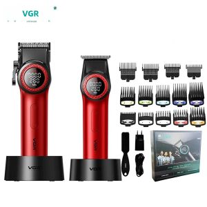 Máy Cắt Tóc Không Dây Chuyên Nghiệp VGR Máy Cắt Tóc Điện Cho Thợ Cạo Bộ Dụng Cụ Cắt Tóc Kim Loại Cho Nam V-001 V-977